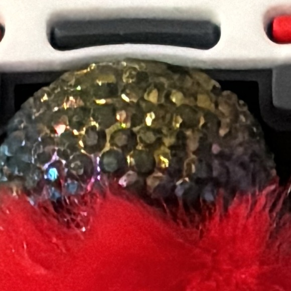 Handmade by my 4 year old grandson police car ink pen with beads - Picture 4 of 8